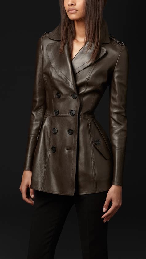 burberry women's leather jacket